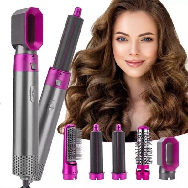 Styler per Capelli Multifunzione 5 in 1 - Per Onde, Ricci, Liscio e Asciugatura